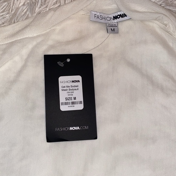 Fashion Nova Get Me Bodied Mesh Bodysuit - Picture 5 of 9